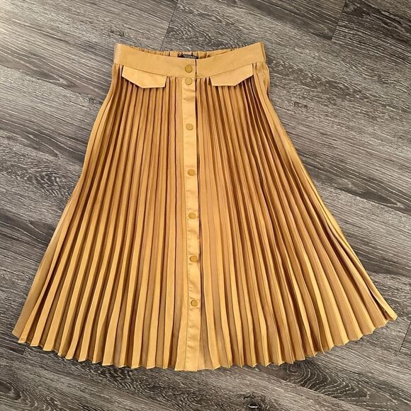 SCOTCH & SODA Pleated Midi Skirt - Picture 1 of 6